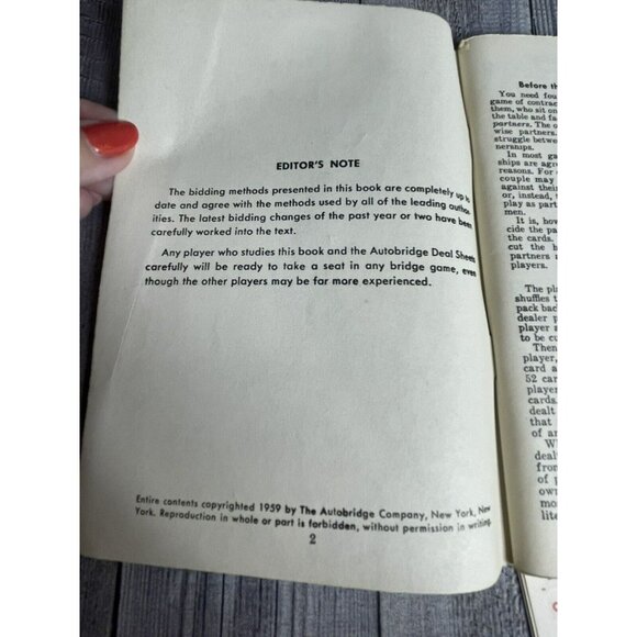 Autobridge PGB Beginners Basic Set Vtg Play Yourself Bridge Game w/ 48 Hands - Picture 7 of 8